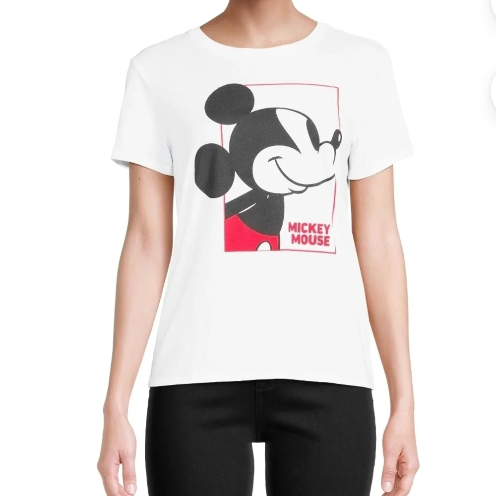 Disney Mickey Mouse NEW 2-Piece (Short and Long Sleeve) Graphic Top Set - Picture 3 of 7